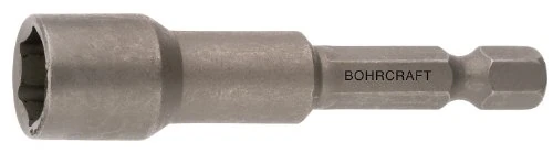 Bohrcraft Socket Without Magnetic with 1/4 Drive, Size 8.0 x 65 mm/Box, Pack of 1, 65011500865