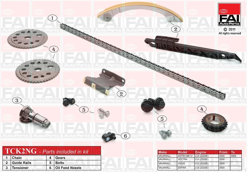 FAI AutoParts Timing Chain Kit TCK2NG