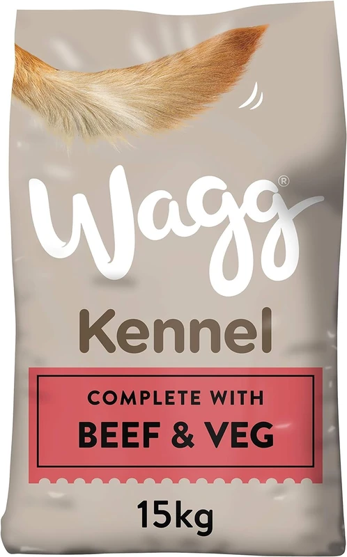 Wagg Adult Dry Dog Food Beef & Veg - 15kg Bag