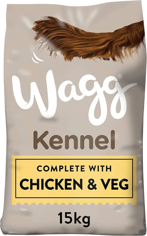 Wagg Kennel Complete Dry Adult Dog Food Chicken & Veg 15kg