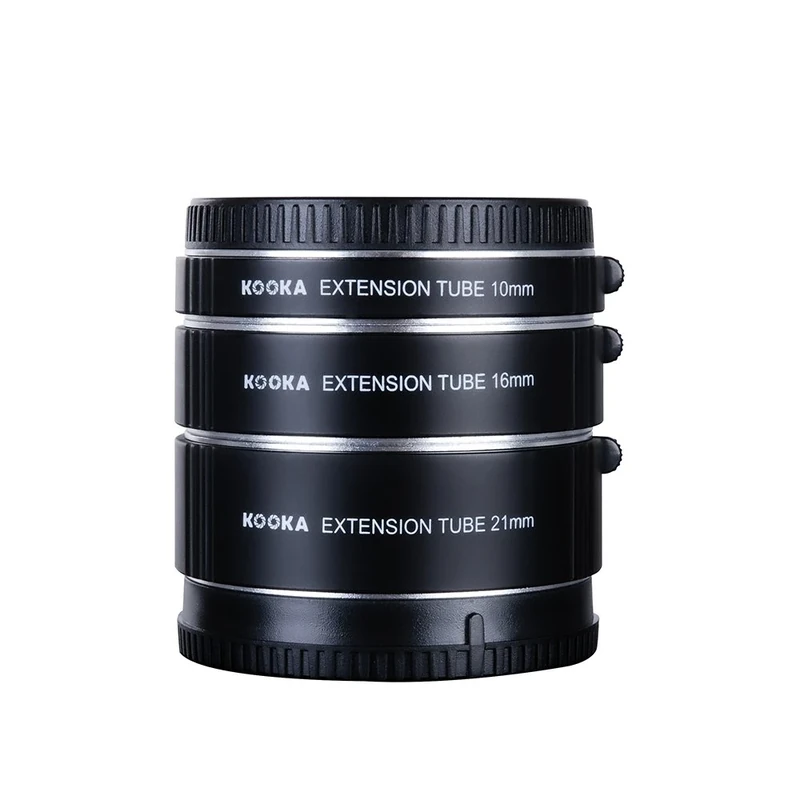 Kooka KK-SE47A Extension Tube Kit for Sony E-mount 10 mm Black