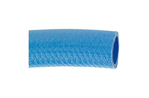 PVC special pneumatic hose, temp. -10 °C to 60 °C, hose ø 17,6x13, PN at 20 °C max. 28 bar, 50 m roll, blue