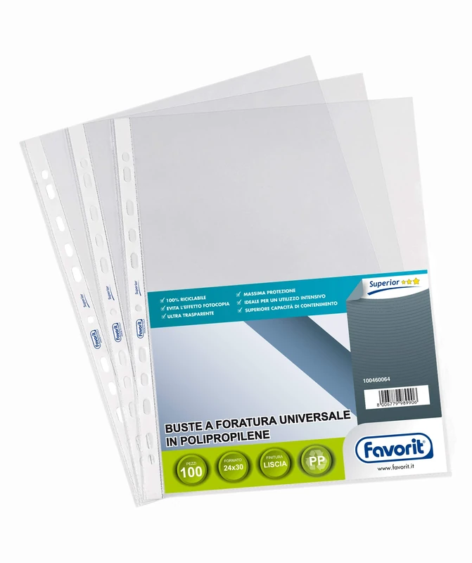 Favorit 100460064 Transparent Document Protector