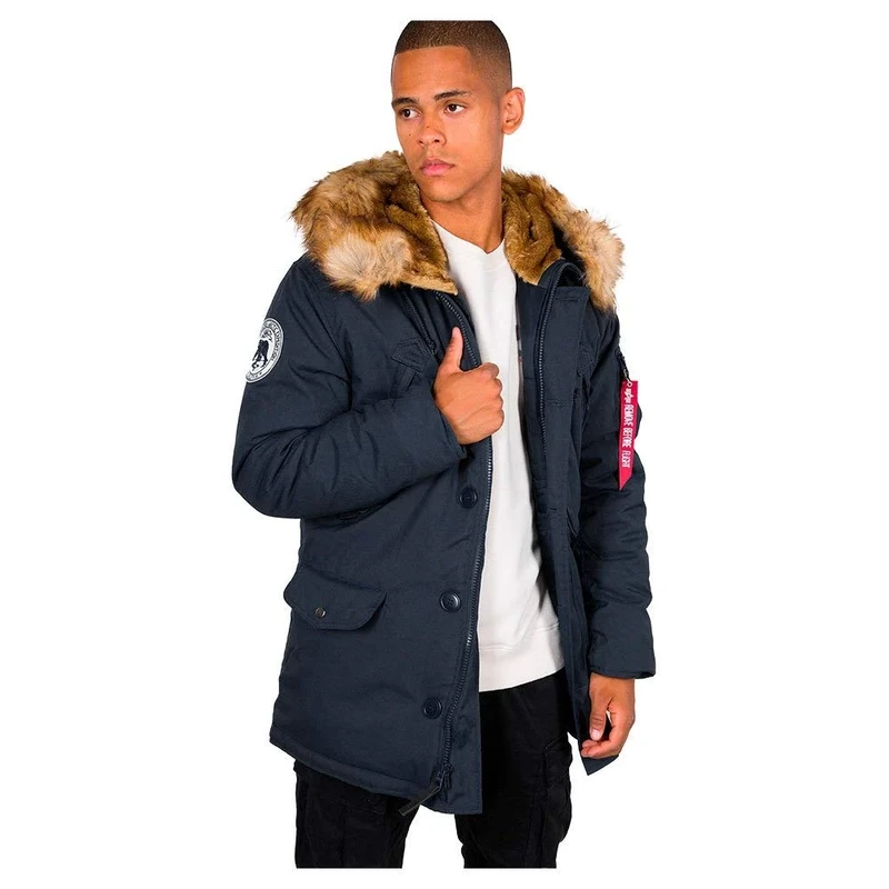 Alpha Industries Men's Winter Jacket, Rep.Blue, L