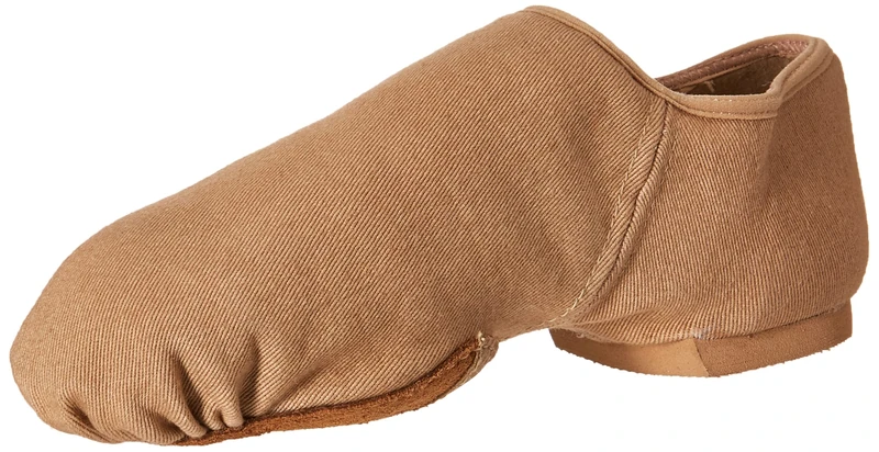 Bloch Dance Women's Phantom Stretch Canvas Split Sole Jazz Shoe, Tan, 4 - Image 1