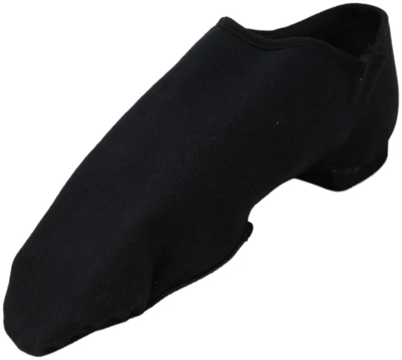 Bloch Dance Women's Phantom Stretch Canvas Split Sole Jazz Shoe, Black, 6.5 UK