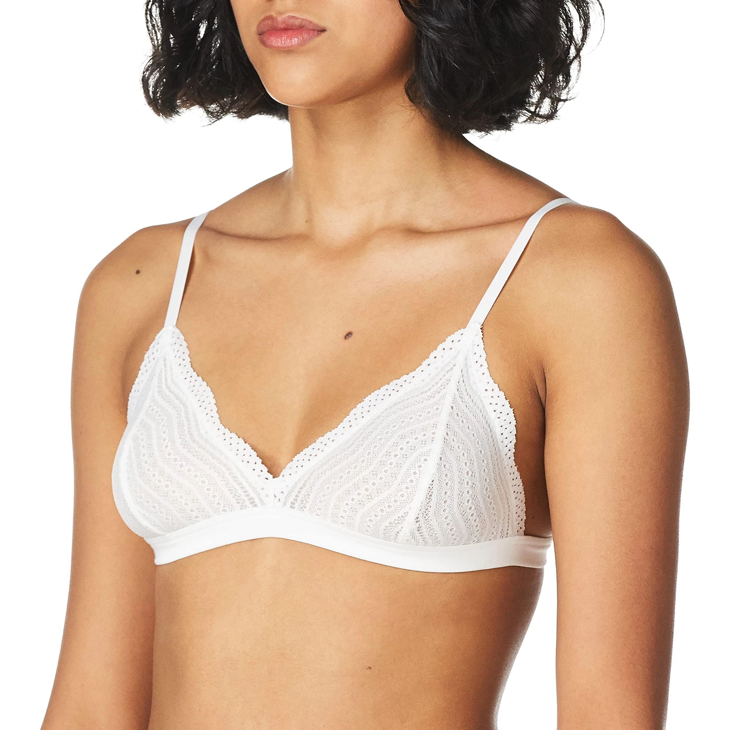 Cosabella Women's Dolce Soft Bra Bralet, White, S