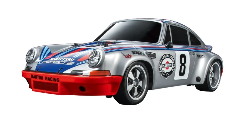Tamiya RC 58571 Porche Carrera RSR Martini TT-02 4WD 1:10 Assembly Kit