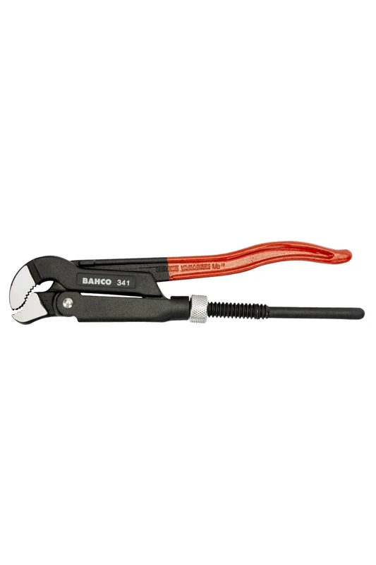 Bahco 341 "Swedish Model" Combination Pipe Wrench, Black/Orange, 230 mm