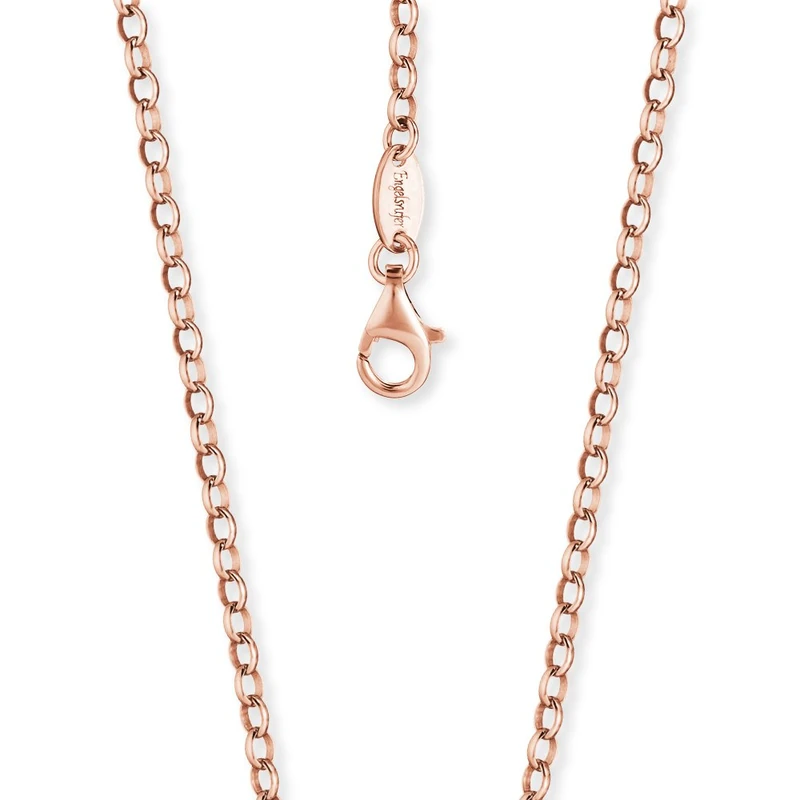 Engelsrufer Anchor Chain Necklace Rose Gold Plated 925 Sterling Silver Thickness 2.85 mm (0.11") Length 45 cm (17.72")