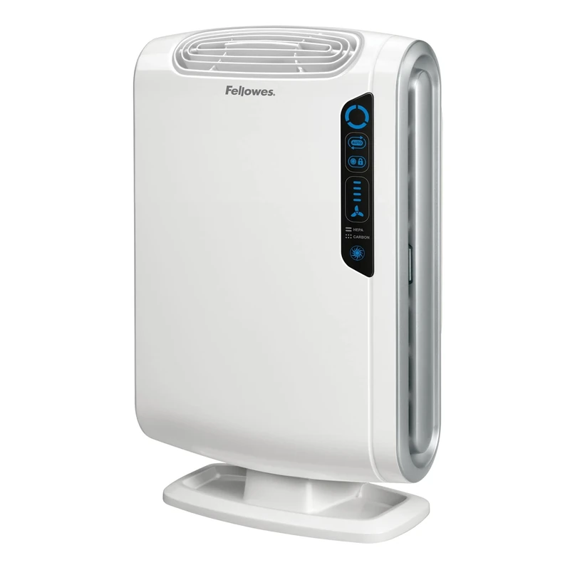Air Purifier for Bedroom Home Small Office – Fellowes Aeramax DX55 HEPA Filtration Captures 99.97% Smoke Odours Pollen Viruses - Quiet Operation (30db) CADR 240 m³/h - Relieves Asthma & Allergies