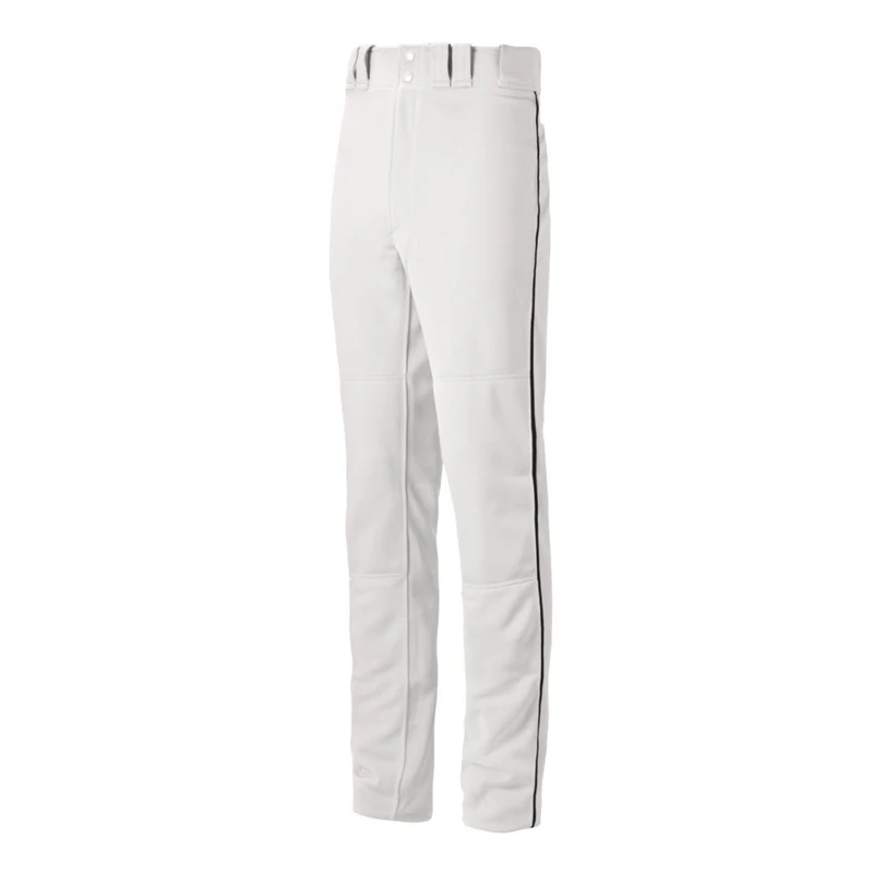 Mizuno Premier Pro Piped G2 Pants, White/Black, Medium