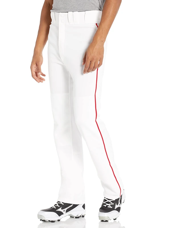 Mizuno Premier Pro G2 Men's Piping Trousers White/Red Premier Pro G2 Trousers with Piping
