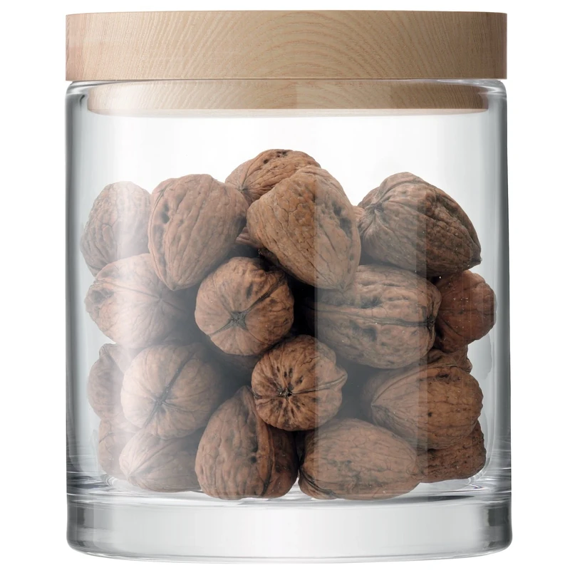 LSA International LW19 Lotta Container Clear & Ash Lid H19cm *, Clear