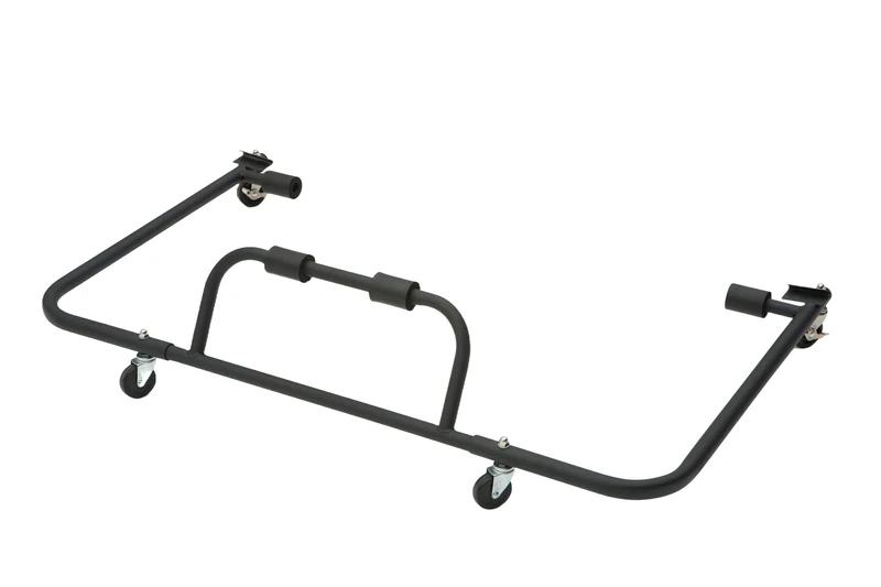 Surco Heavy Duty Storage Cart Made in USA for Jeep Hardtops. Fits 1976 on CJ, and Wrangler YJ, TJ, JK, JL Hard Tops. Powder Coated Aluminum, Very Stable, Soft Contact Points. Locking Swivel Casters.