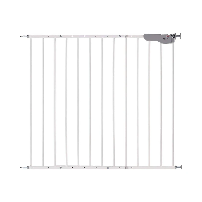 Reer S-Gate Active-Lock Metal Baby Gate - White 73-110 cm - Image 1