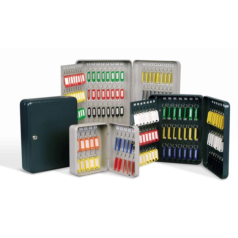 METALPLUS Key Box for Wall 37 x 28 x 7.5 cm 128 Seater