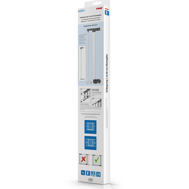 reer 46901 Extension for Reer Clamping Grilles 7 cm White - Image 1