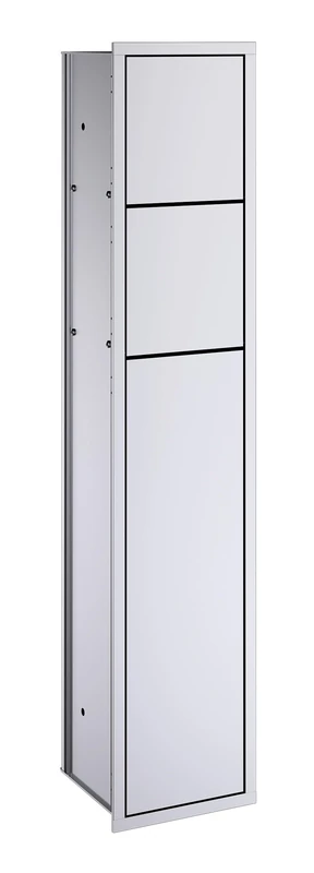 Emco 978305052 Flush-Mounted Asis Public WC Module 150 Aluminium, Hinge RH (809)