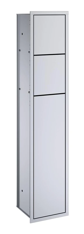 Emco 978305050 Flush-Mounted Asis Public WC Module 150 Aluminium Door Left Opening 809 mm