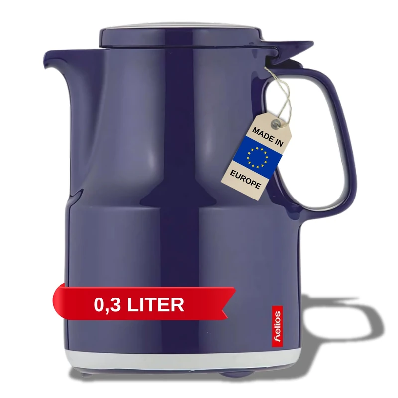 Helios Thermoboy Vacuum Jug Blue 0.3 Litre