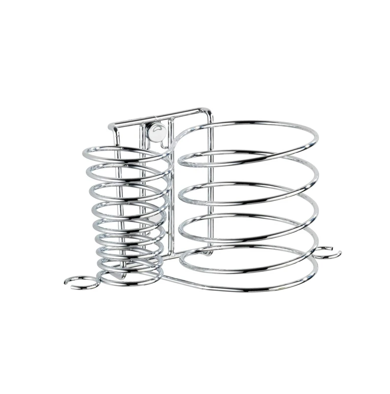WENKO Milano Hair Dryer and Straightener Holder - Chrome