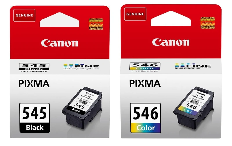 Canon PG-545 + CL-546 BK/C/M/Y Genuine Ink Cartridge Plastic Multipack - PIXMA Printer Compatible