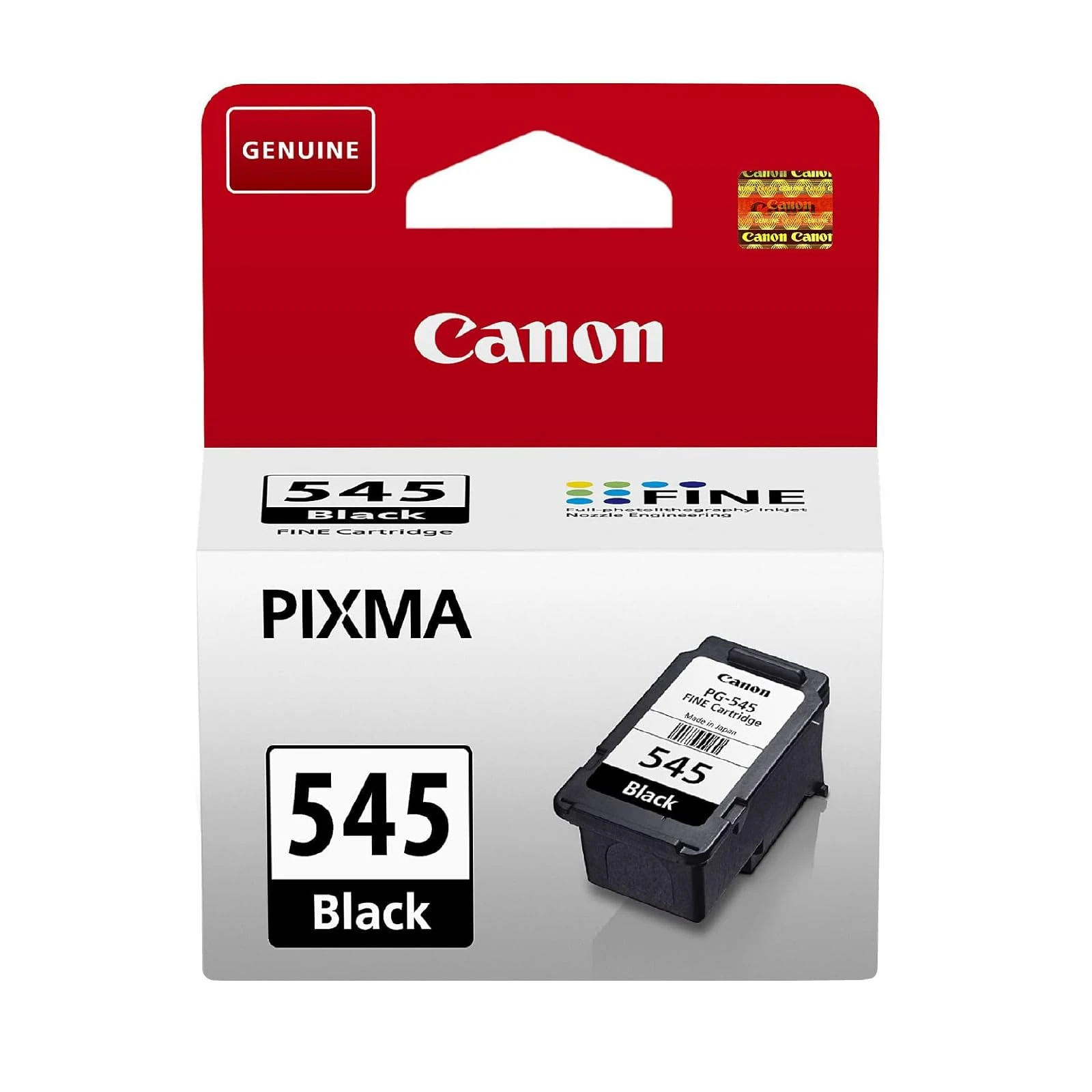 Canon Ink - PG-545 Genuine Black Printer Ink Cartridge - (1 x Cartridge) - Compatible with PIXMA TR, IP, MX, MG & TS
