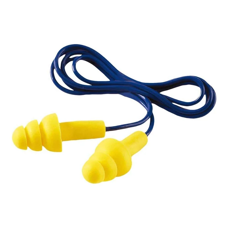 3M E-A-R Ultrafit Earplugs, 32 dB, Corded, 50 Pairs/Box, UF-01-000, 7000038199