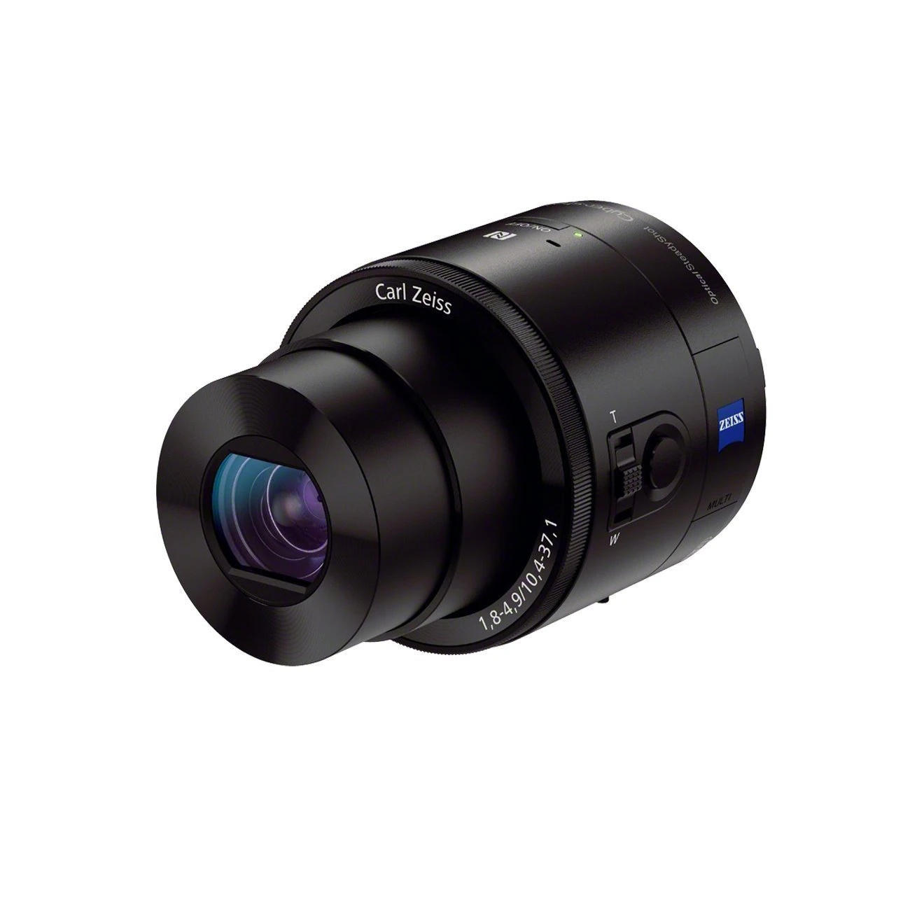 Sony QX100 Lens Style Camera for Smartphones and Tablets - Black (20.2MP, Carl Zeiss F1.8 Lens, 3.6x Optical Zoom)