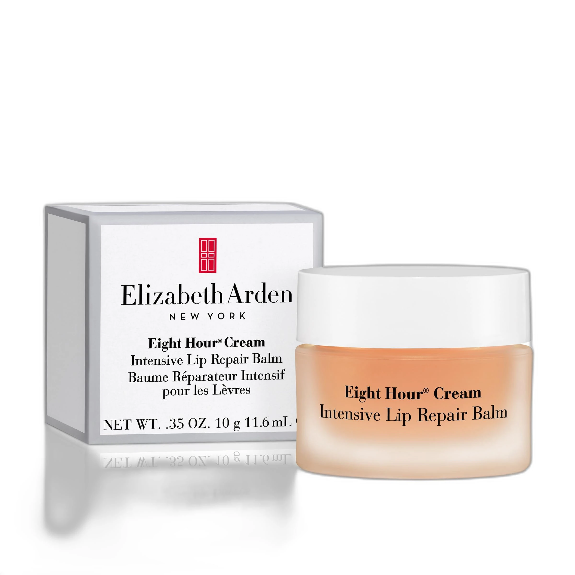 Elizabeth Arden Eight Hour Cream Intensive Lip Repair Balm for Dry & Chapped Lips, 11.6ml, Long-lasting Moisture & Conditioning for Dry Lips, Unisex