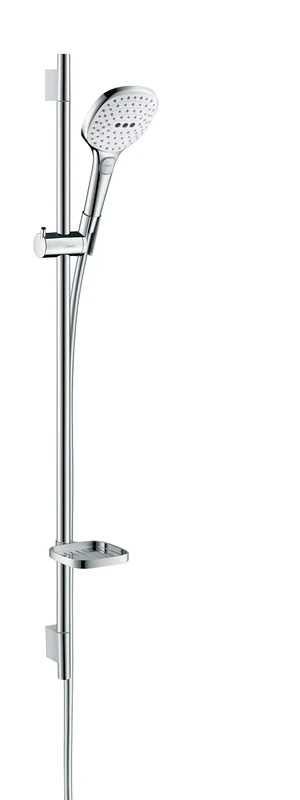 hansgrohe Raindance Select E Shower set 120 3jet with shower rail 90 cm and soap dish