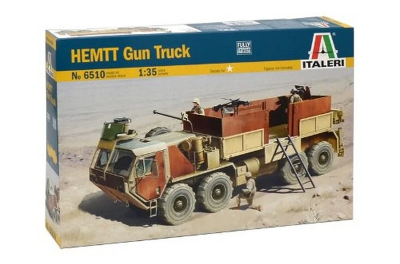 Italeri 510006510 – 1:35 Hemtt Gun truck
