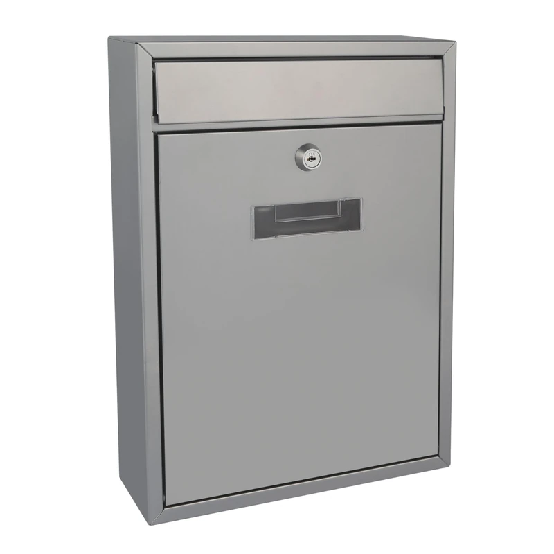 Perel BG40003 Ibiza Letterbox Silver - Image 1
