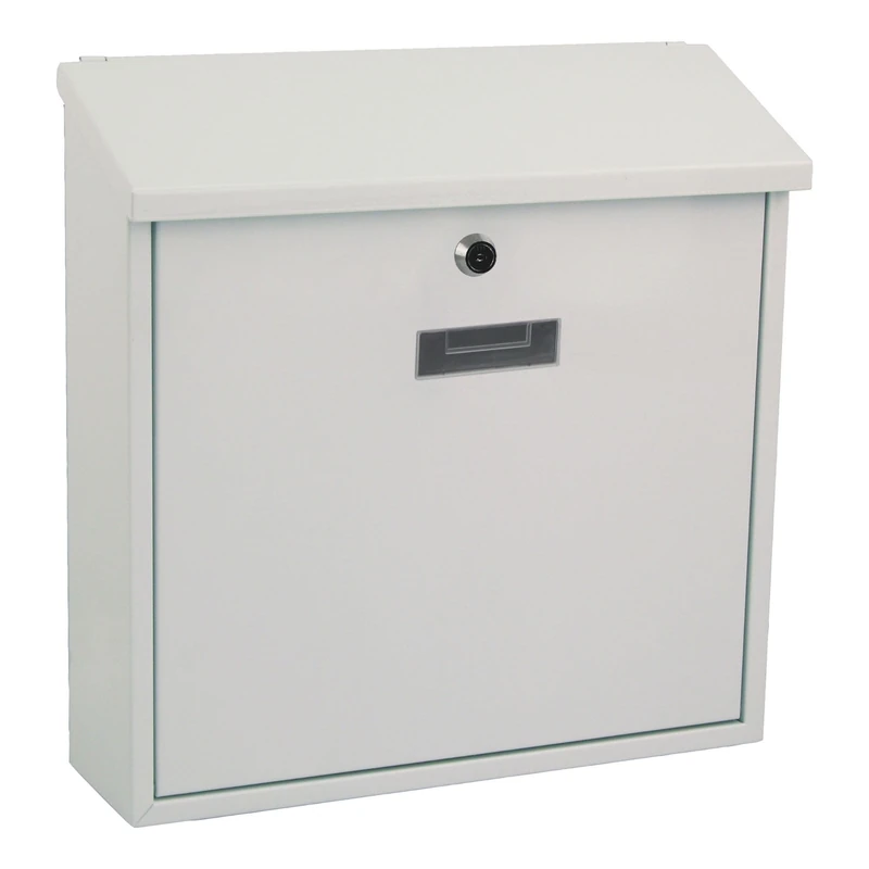TOOLLAND BG30001 Monaco Letterbox 367 mm Height x 365 mm Width x 110 mm Length White 175644