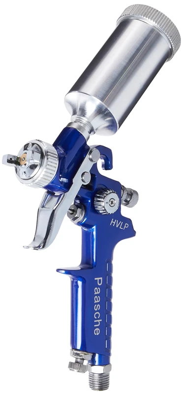 Paasche Airbrush Hvlp Gravity Feed Touch-Up Spray Gun, Blue, 8.89 x 17.78 x 8.89 cm