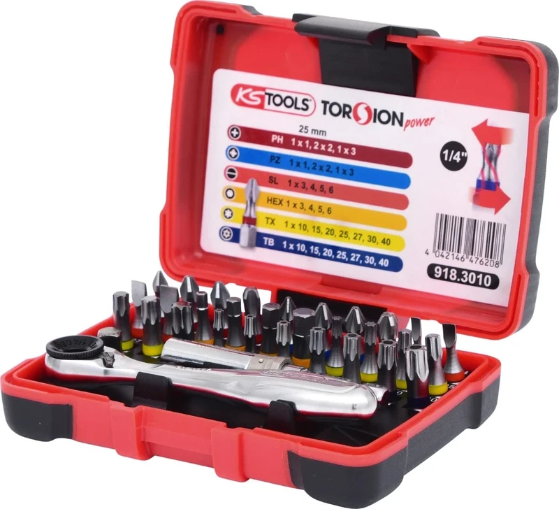 KS Tools 918.3010 Torsionpower Bit-Box