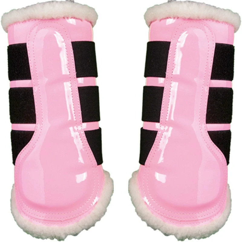 HKM Comfort Lack Protection boots Rose M