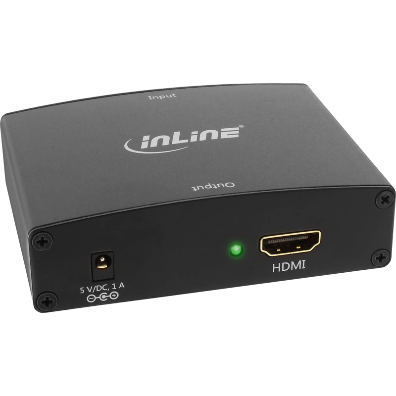 InLine 65004 VGA/Audio to HDMI Converter Black
