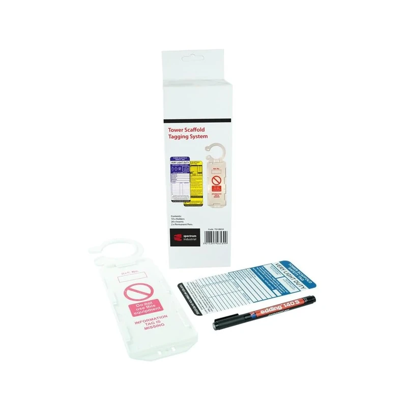 Scan SCATOWTAGB Tower Tag Kit - 10 kits per box