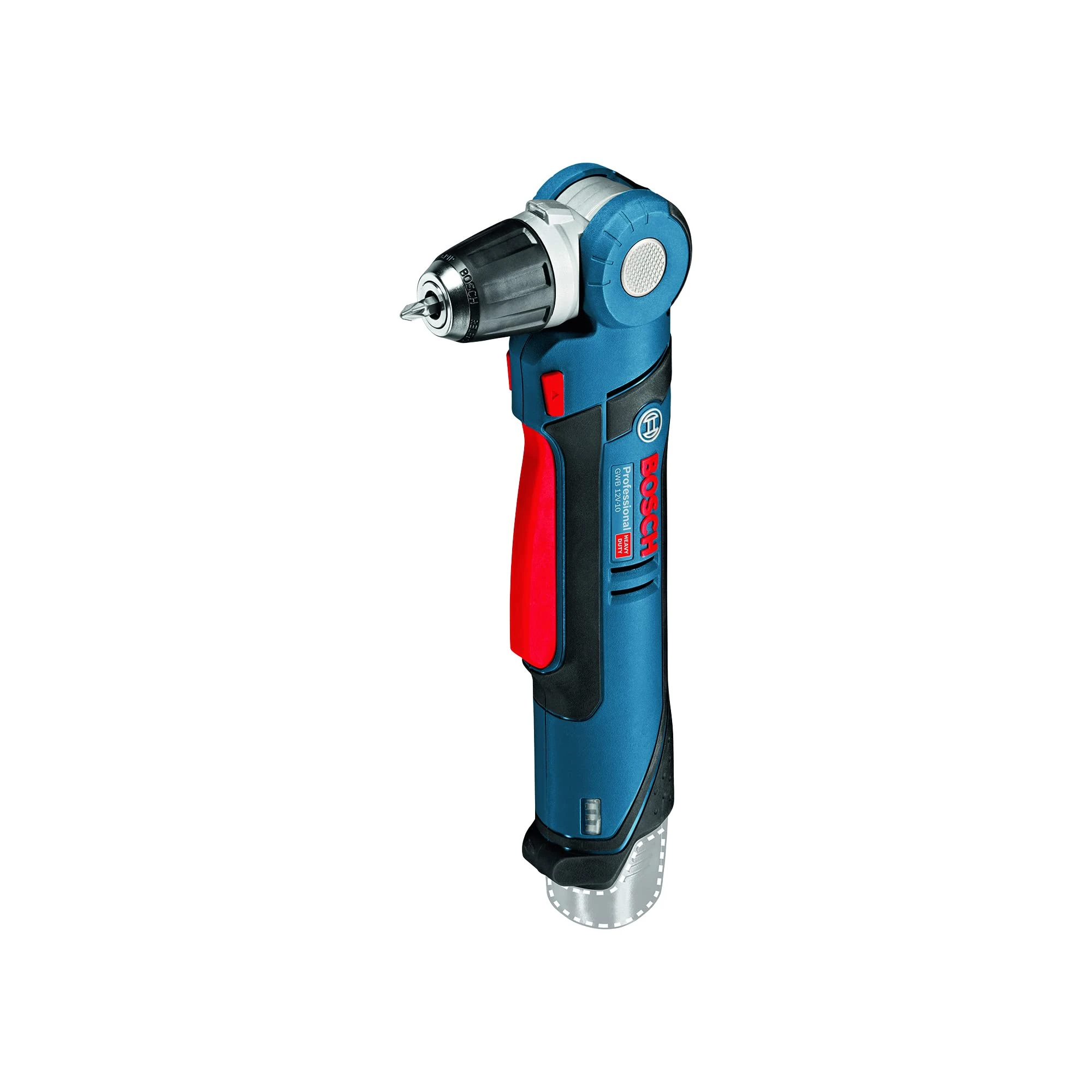 Bosch Professional 12V System Cordless Angle Drill GWB 12V-10 (1/2 L-BOXX Inlay, without battery/charger)