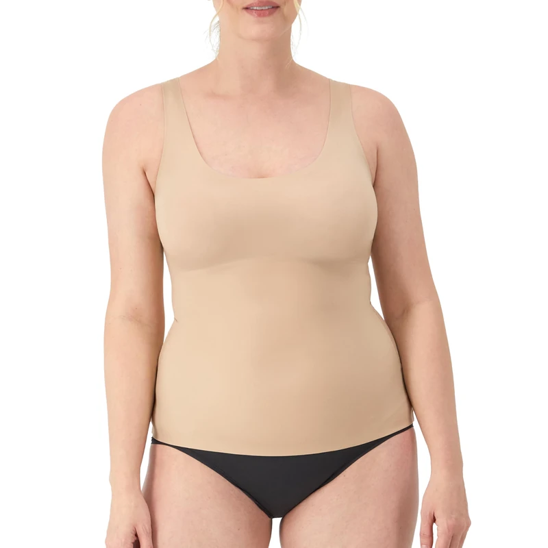 Maidenform Women's Comfort Devotion Débardeur Gainante Shapewear Top, Beige (Latte Lift), S