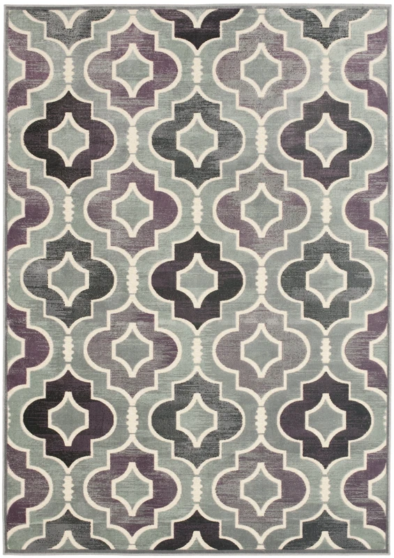 Safavieh Transitional Indoor Woven Rectangle Area Rug, Paradise Collection, PAR165, in Grey / Multi, 99 X 170 cm for Living Room, Bedroom or Any Indoor Space