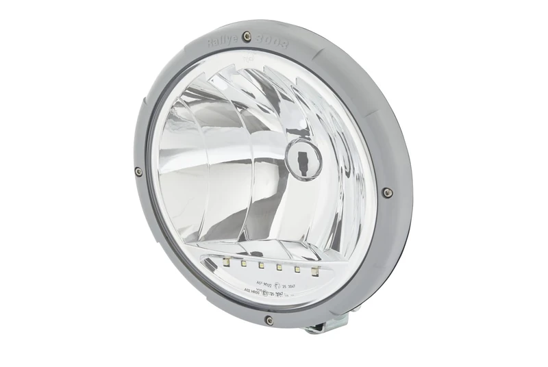 HELLA 1F8 009 797-421 Hybrid/Halogen-Spotlight - Rallye 3003 - 12/24V - Round - Reference number: 25 - Bolted - Clear diffusing lens - Lens Colour: Crystal clear - right/left
