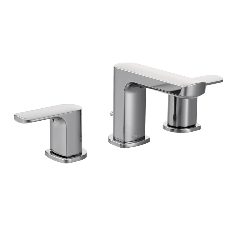 Moen Rizon Two-Handle Widespread Bathroom Faucet Without Valve - Faucet Parts, Chrome (T6920)