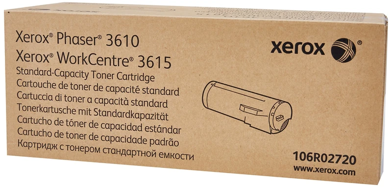 Xerox Genuine Phaser 3610 / Workcentre 3615 Black Standard Capacity Toner Cartridge (5,700 Pages) - 106R02720