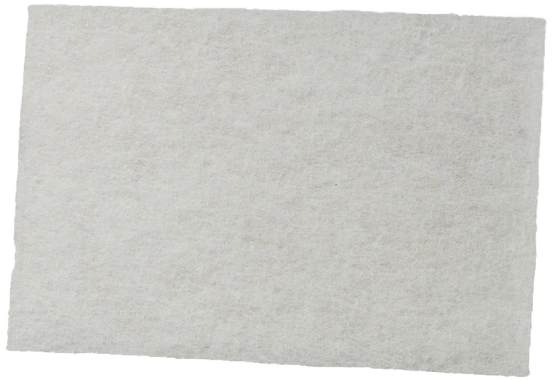 Scotch-Brite(TM) Light Cleansing Pad 7445B, Aluminum Silicate, 9" Length x 6" Width, White (Pack of 60)