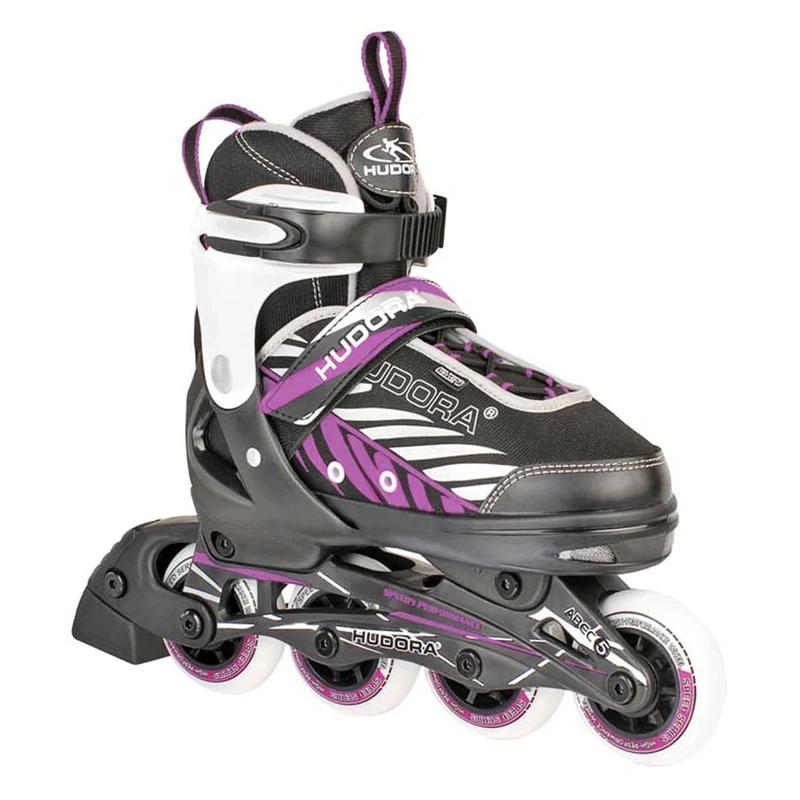 Hudora Inline Skates Mia / Leon - Inline skates for children / teenagers & adults in different sizes & colours - Roller skates adjustable up to 4 sizes - Comfortable & stylish skates