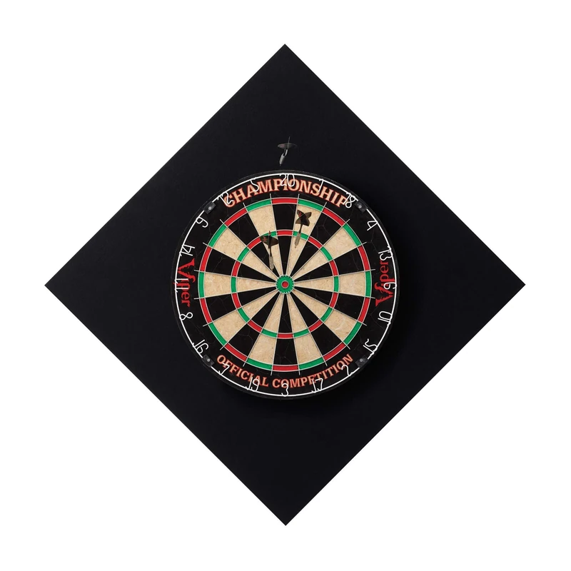 Viper EVA V-Foam Dartboard Surround Wall Protector, Black