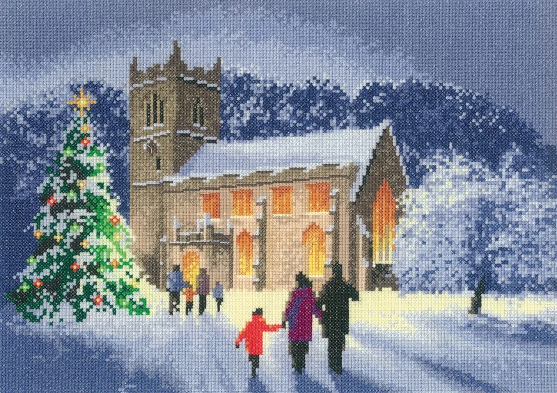 Heritage Evenweave 28 Count Church Counted Cross Stitch Kit